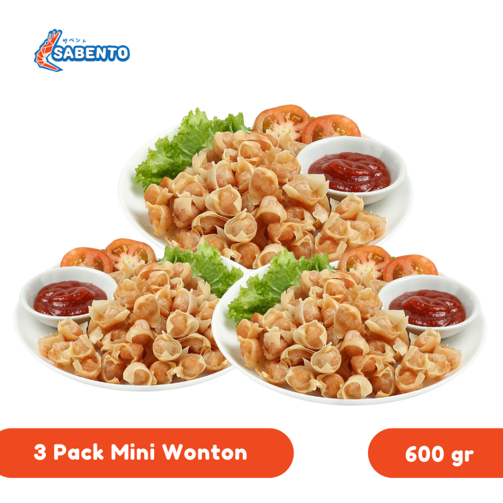 

Sabento 3 Pack Mini Wonton 200 Gram