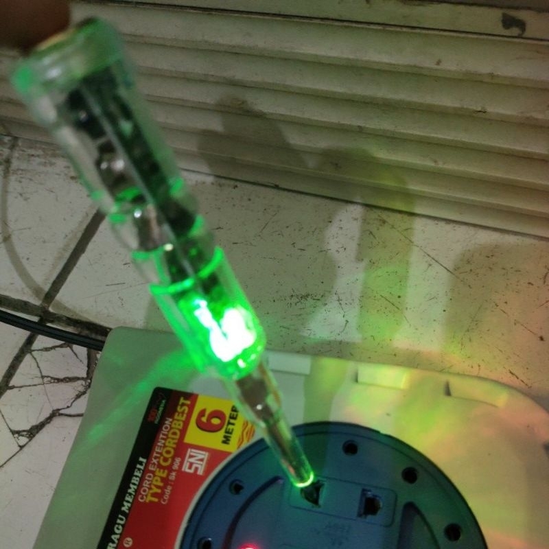 Tespen bagus bunyi alarm tespen lampu tespen listrik kedip kedip tespen jumbo obeng min