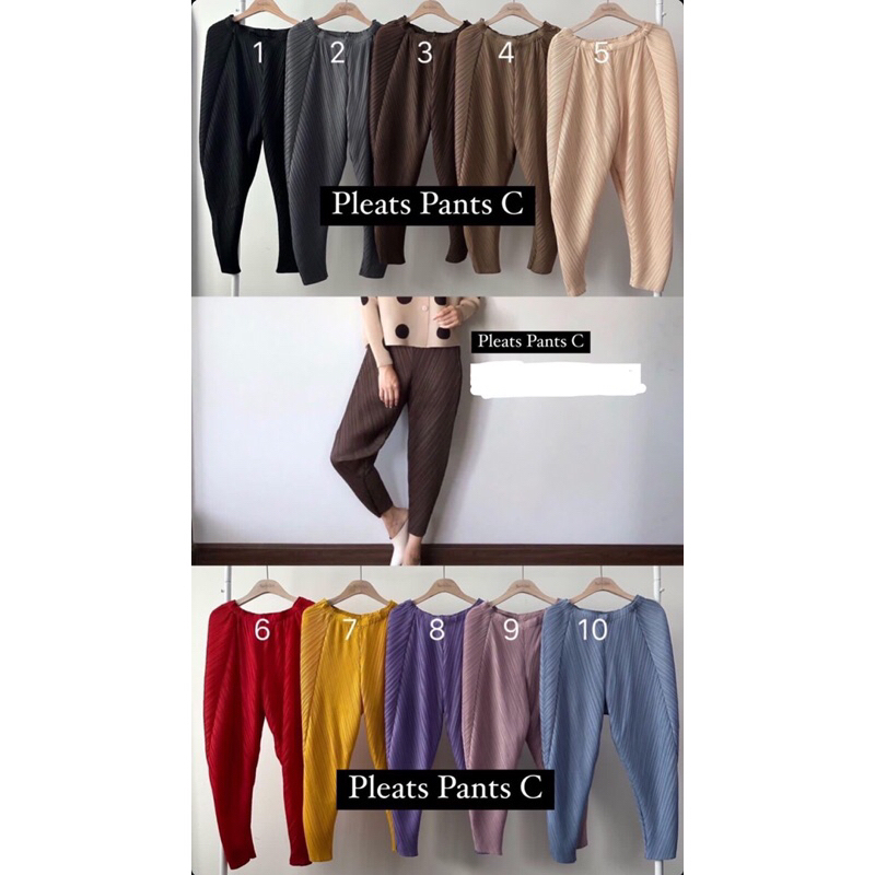 ((PRE ORDER)) Pleats Pants C Premium // Pleats Premium