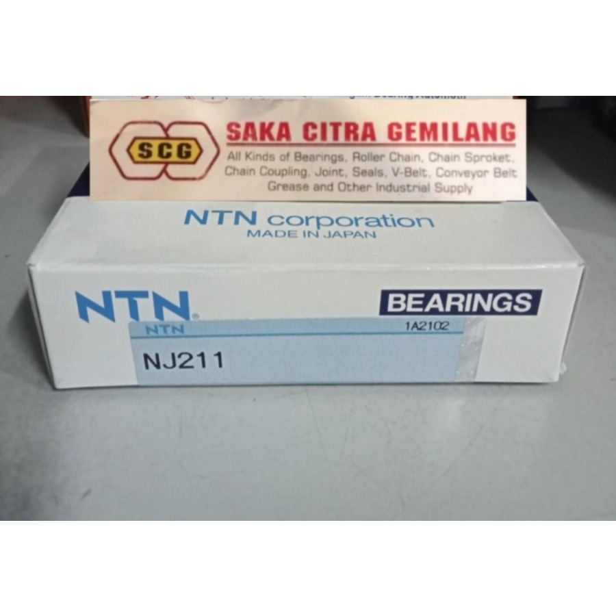 CYLINDRICAL ROLLER BEARING NJ 211 MERK NTN JAPAN ORIGINAL