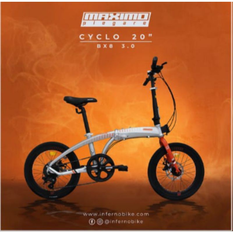 Sepeda Lipat Maximo CYCLO 20 Inch BX7 - BX8 3.0 TERMURAH