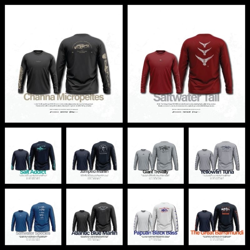 BAJU EXODUS FISHING PERFORMANCES ORIGINAL