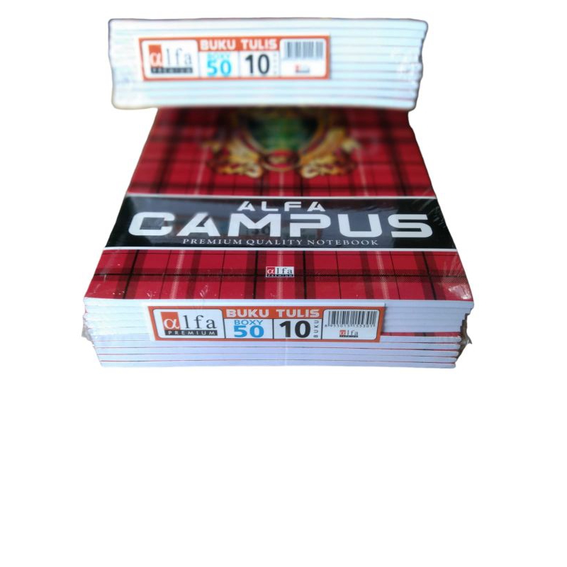

BUKU TULIS ALFA CAMPUS (50L) UKURAN BOXY PANJANG