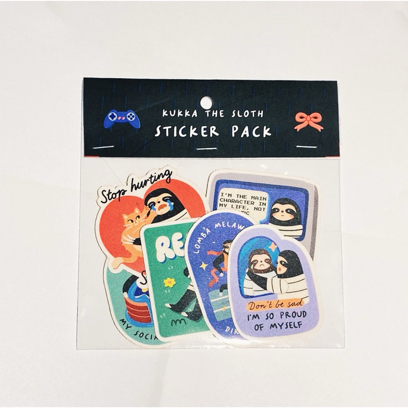

Motivation Sticker Pack Kukkathesloth - isi 6 stickers