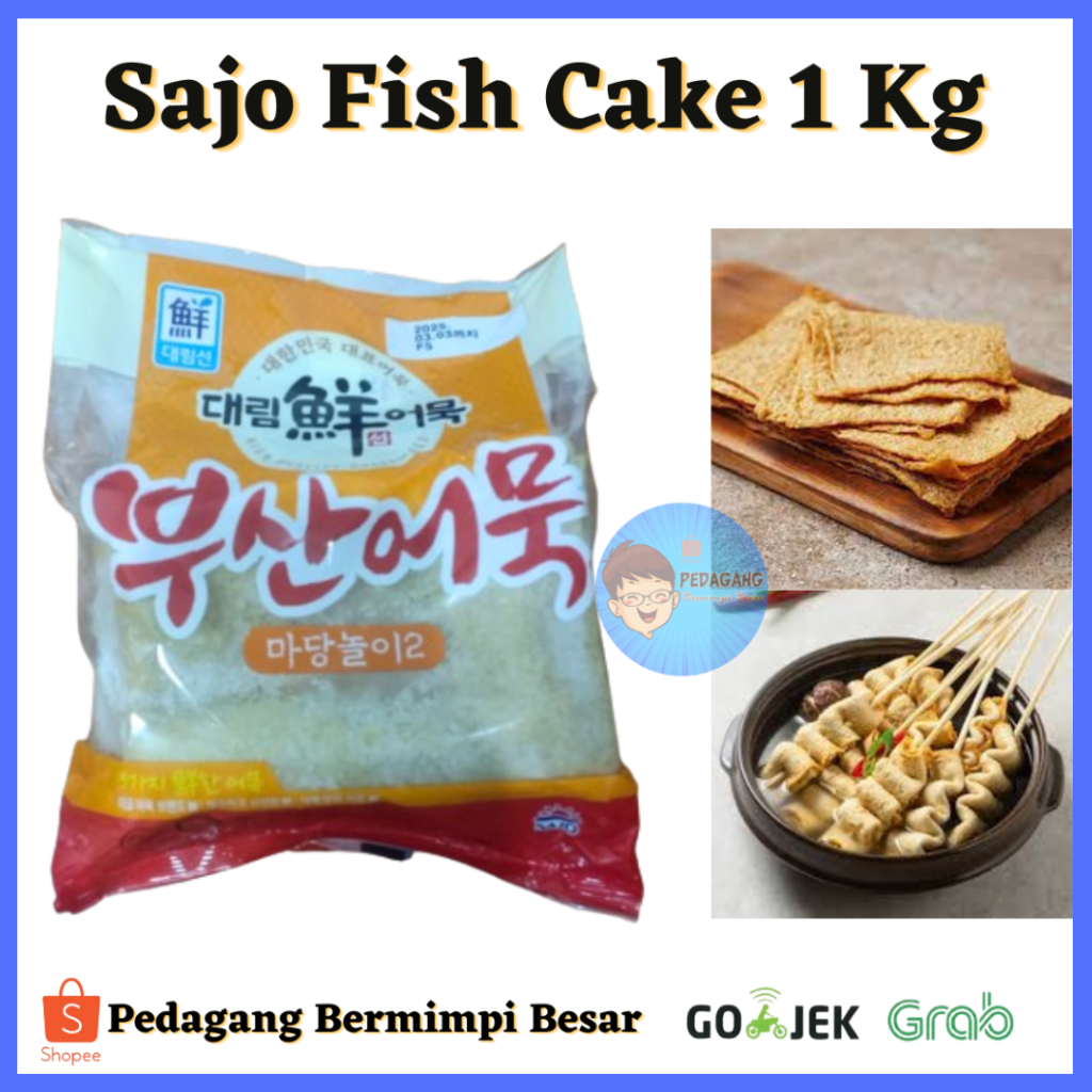 

Sajo Fish Cake 1kg / Korea Fish Cake 1kg Makanan / Cemilan Korea Halal/ Odeng/ Fish Cake Halal