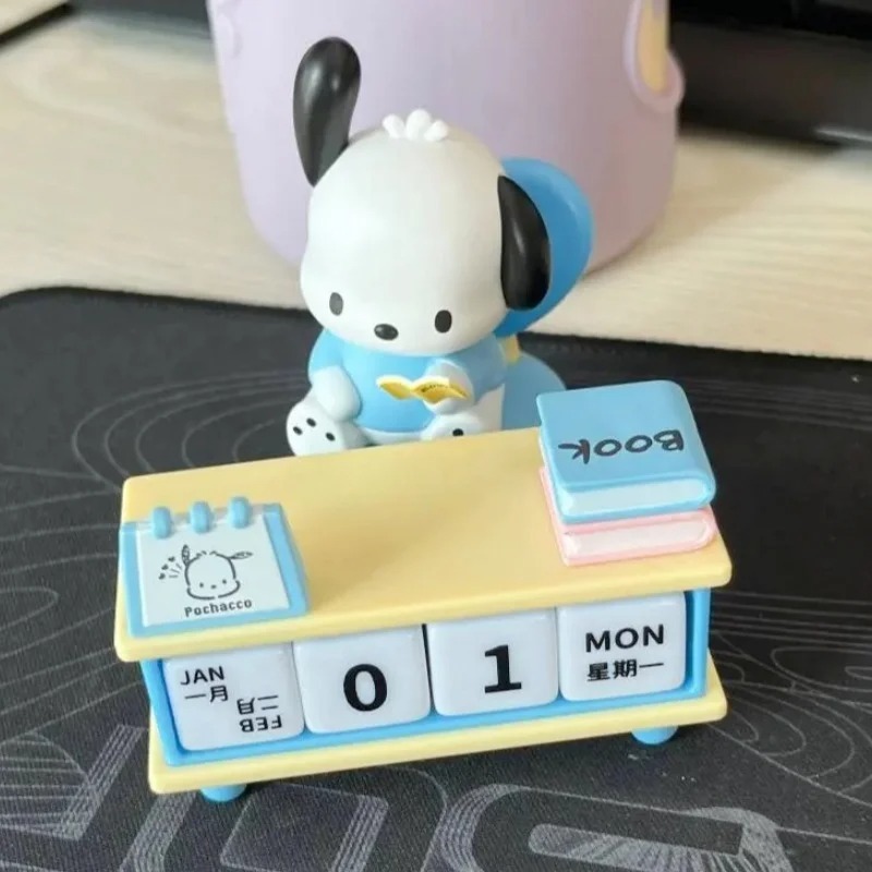 

Promo Sanrio Pochacco Kuromi Seri Kalender Meja Model Karakter Lucu Koleksi Dekorasi Desktop Kantor
