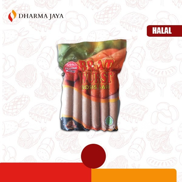 

King Food Sosis Bratwurst Keju/Lada Hitam/Original Isi 6 Pcs 500gr