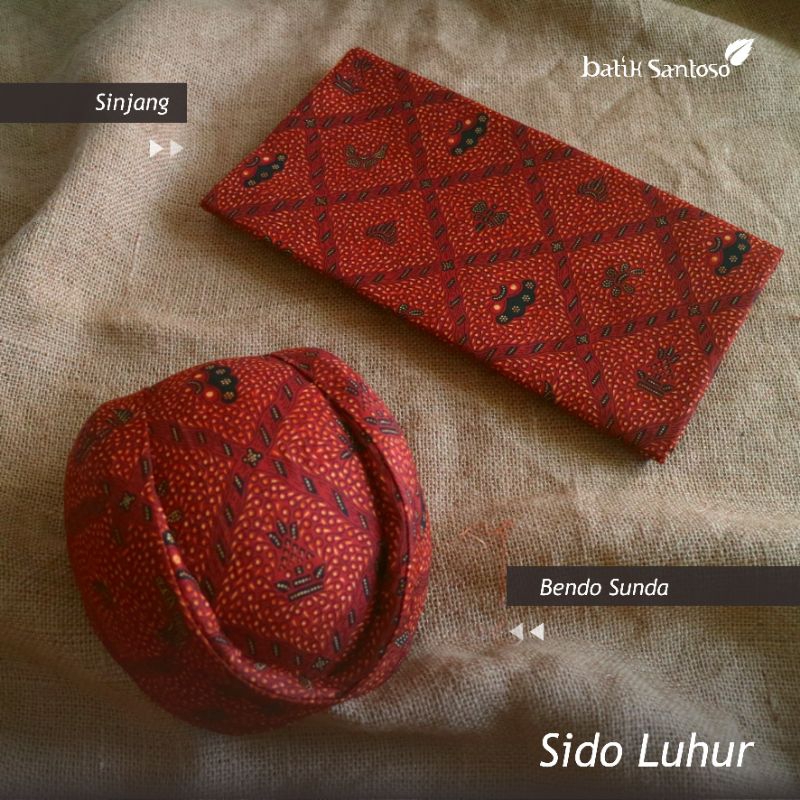 Batik Santoso Sido Luhur - Bendo Sunda dan Sinjang