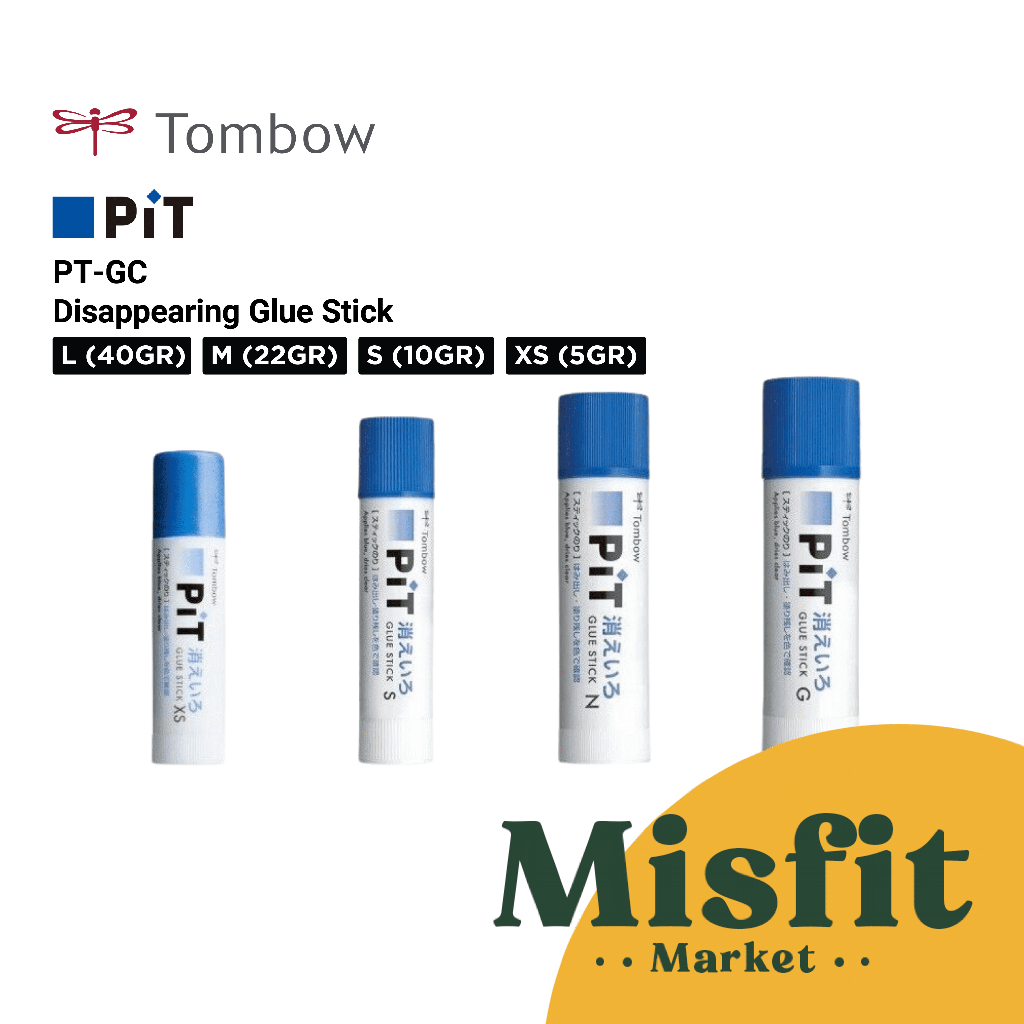 

Tombow PIT Wrinkle Free High Power Disappearing Glue Stick Lem