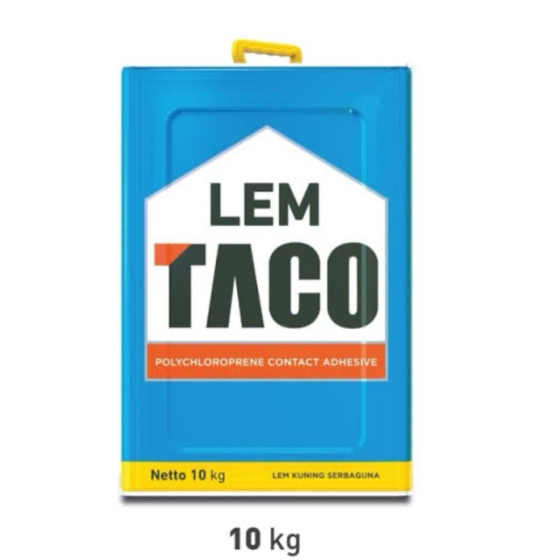 

Lem Taco biru kemasan 10kg / Lem taco blek biru