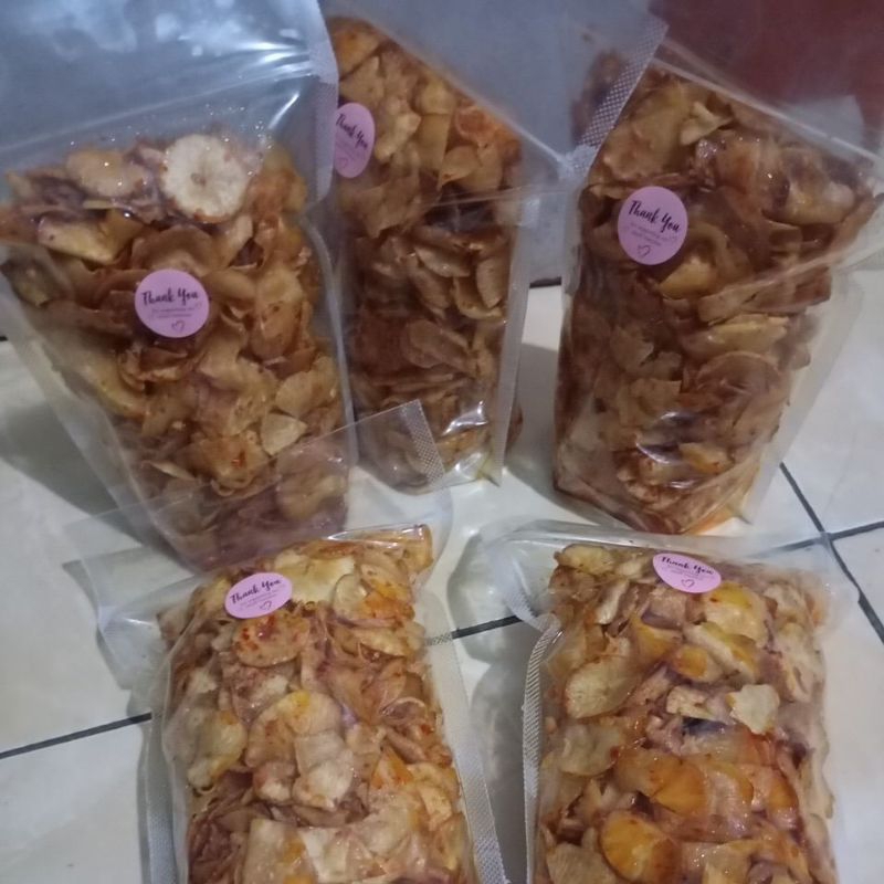 

Keripik singkong pedas