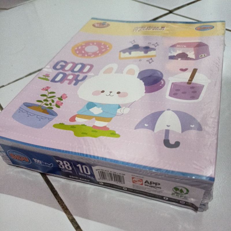 

Buku Tulis SIDU 38 lembar isi 10pcs