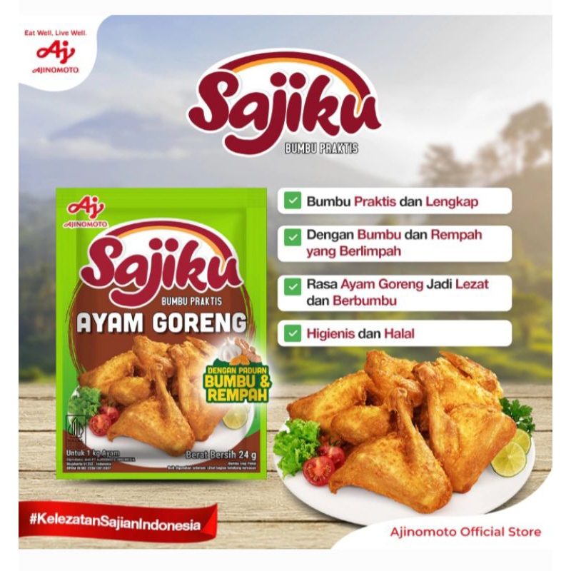 

Sajiku bumbu praktis ayam goreng / bumbu ayam goreng