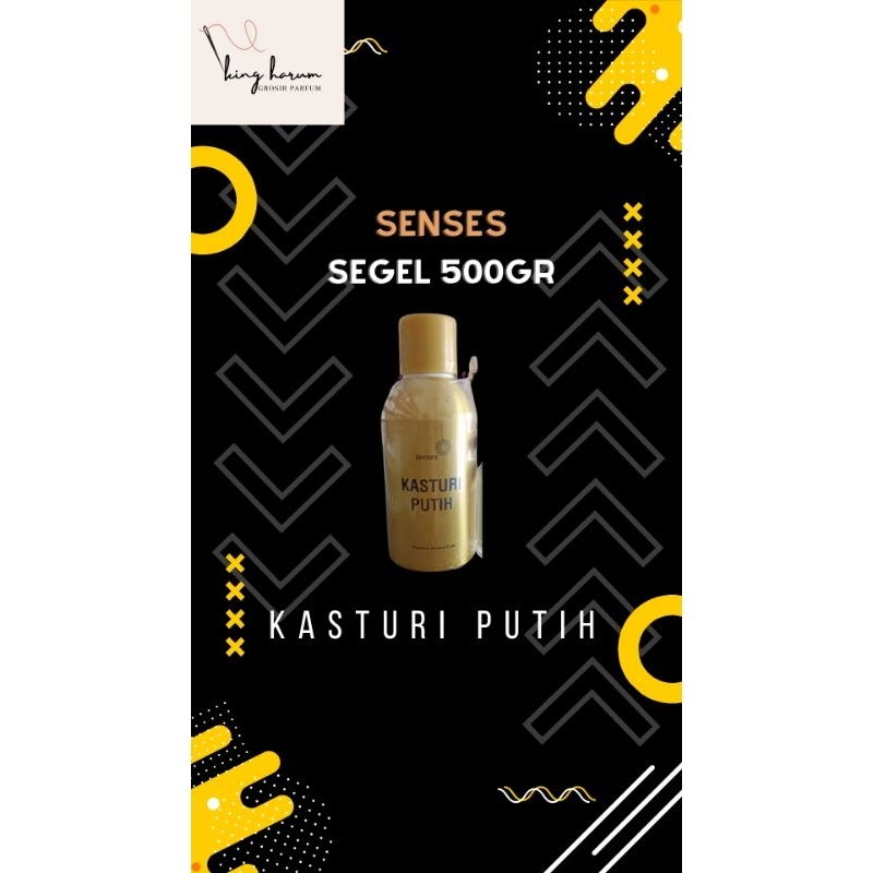 KASTURI PUTIH SENSES SEGEL 500 ORIGINAL PABRIK
