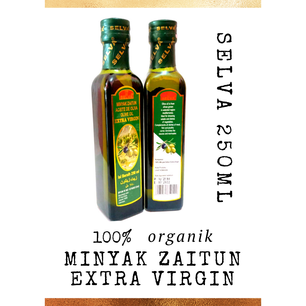 

Minyak Zaitun Selva 250ml Extra Virgin Oil Promo
