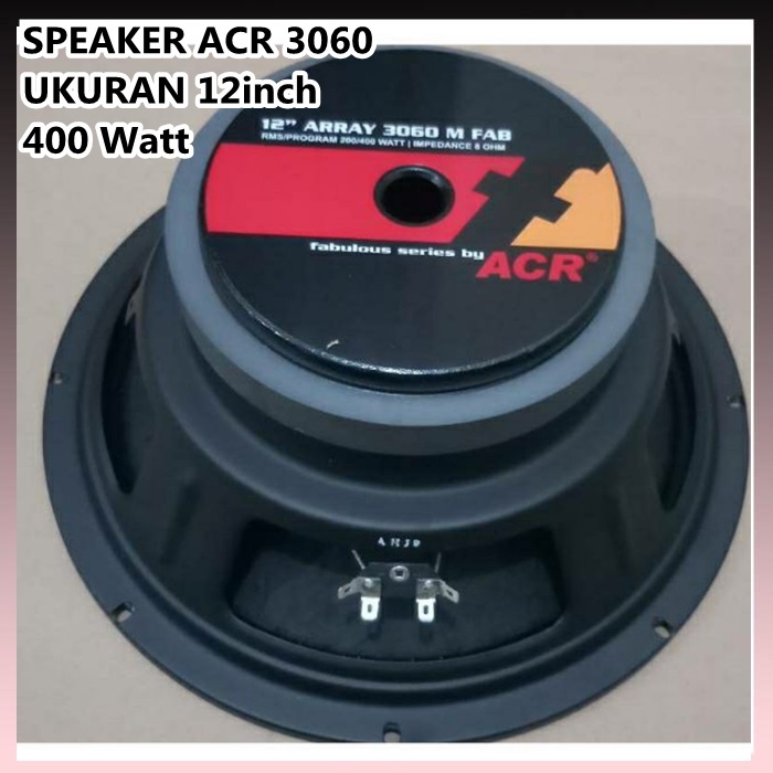 SPEAKER WOOFER ACR 3060 M FABULOUS 12in 12inch FULL RANGE MID LOW 12 inch