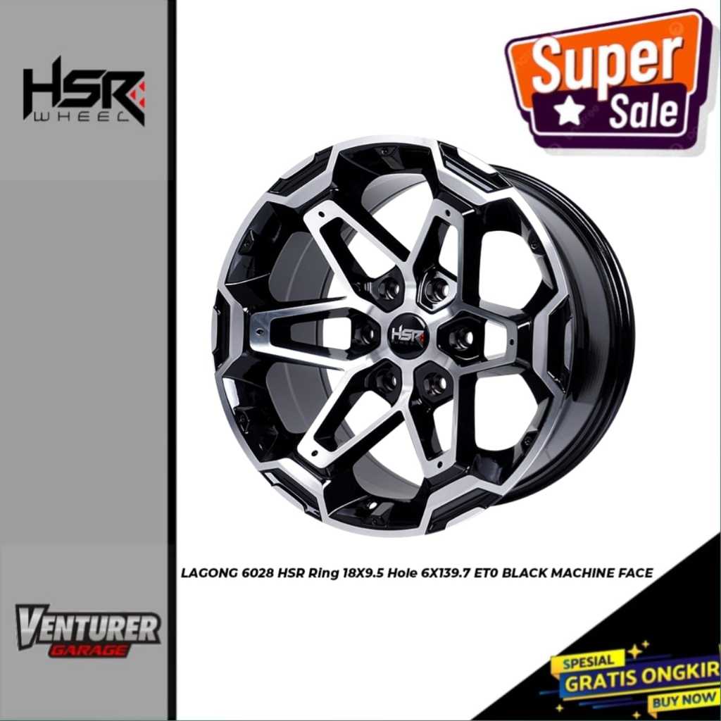 velg pajero fortuner hilux triton dmax coloardo murah ring 18 HSR lagong surabaya