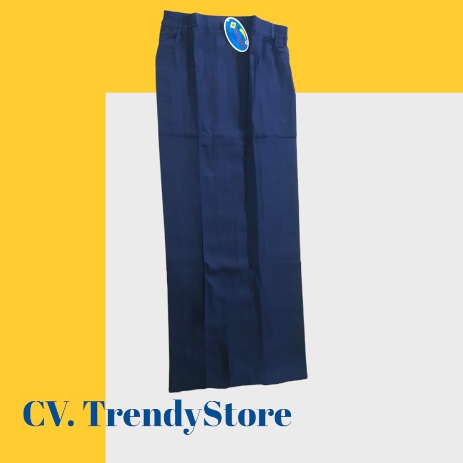 ROK PANJANG REMPEL SEKOLAH SMP WARNA BIRU TUA MEREK " SERAGAM"