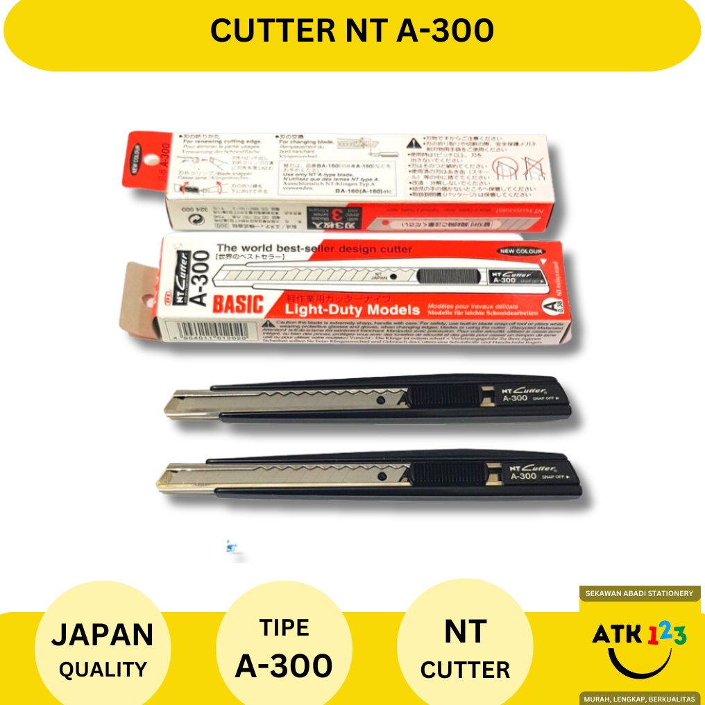 

Cutter Pemotong Kertas Pisau Cutter Merk NT A3 ASLI d G5M5