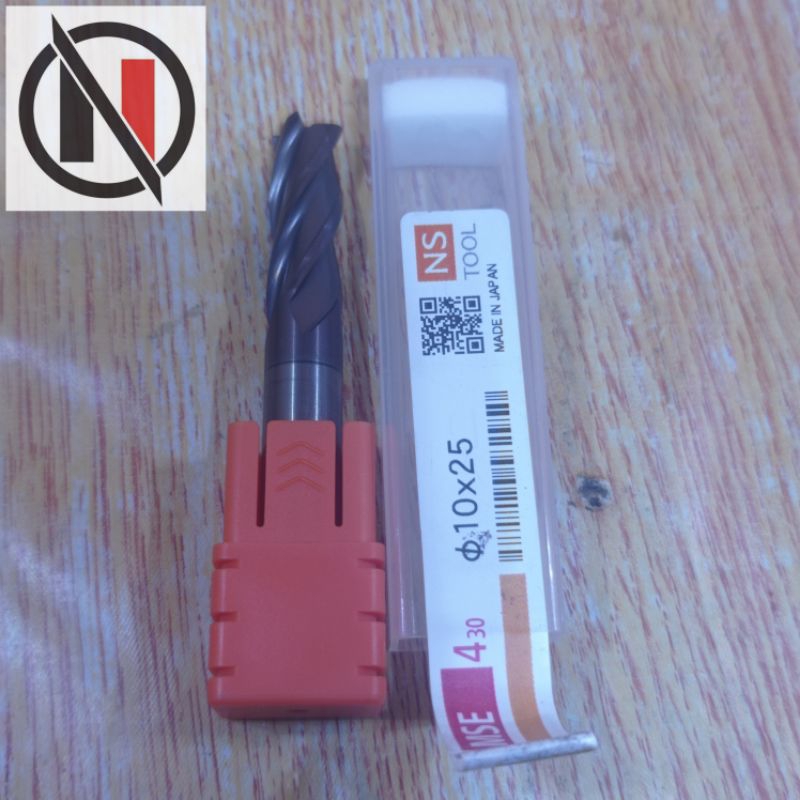 Endmill carbide 10mm flat endmill carbide japan seken tajam