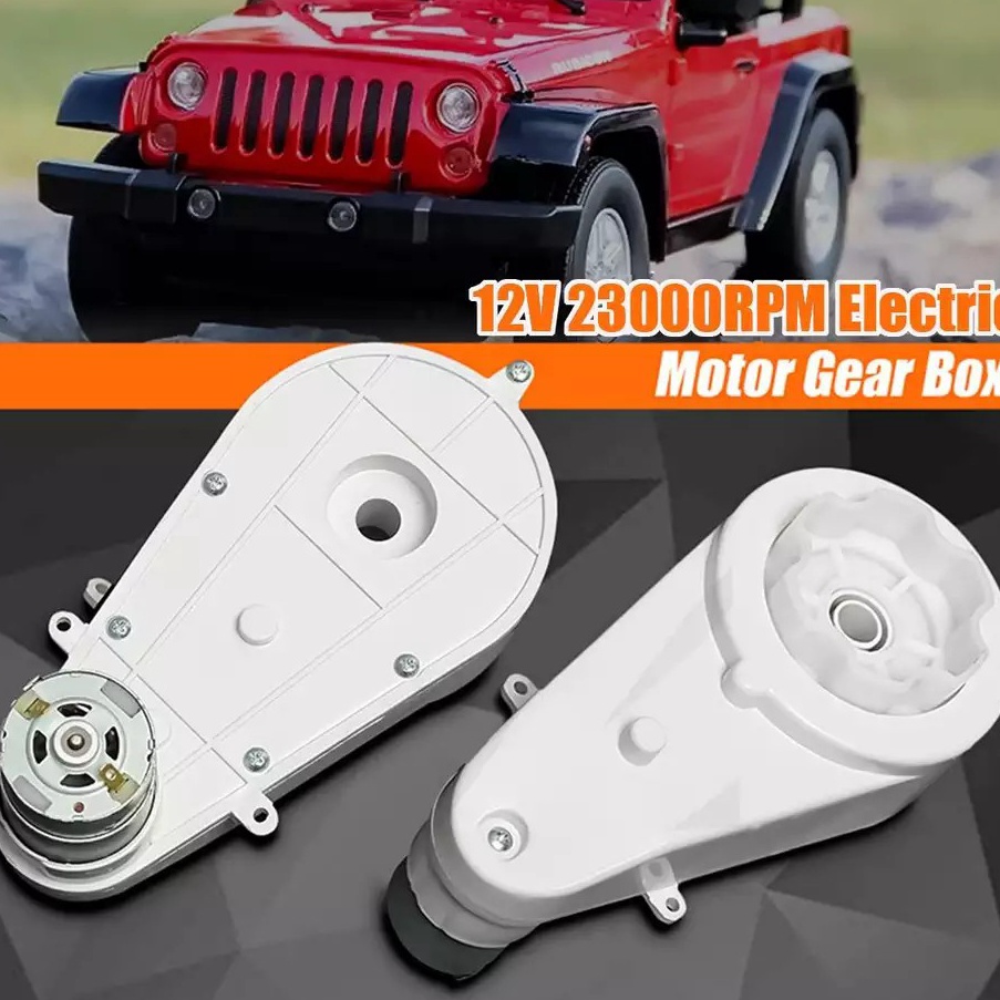 KODE B28D PENGGERAK MOBILAN ANAK GEAR BOK GEARBOX DINAMO 55 GTR MOBIL MOTOR MAINAN ANAK 12 VOLT 6 VO