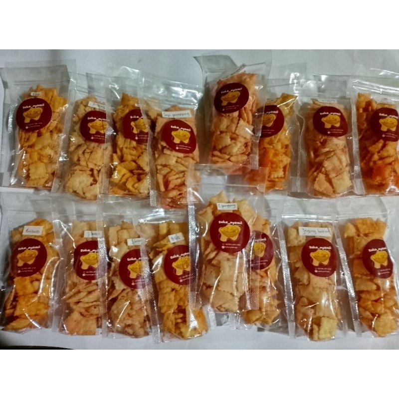 

kripsit (kripik pangsit renyah)