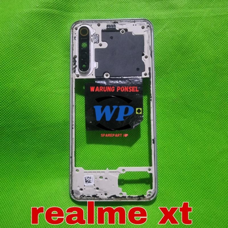 TULANGAN TENGAH KACA KAMERA REALME XT ORI COPOTAN NORMAL