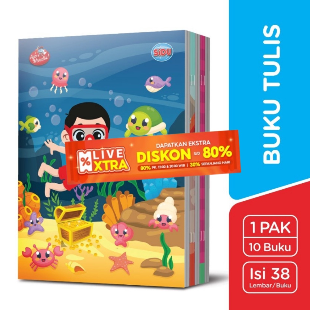 

TBMO BUKU TULIS EB 38 SIDU PACK ISI 1 BUKU TULIS SINAR DUNIA i I4H5