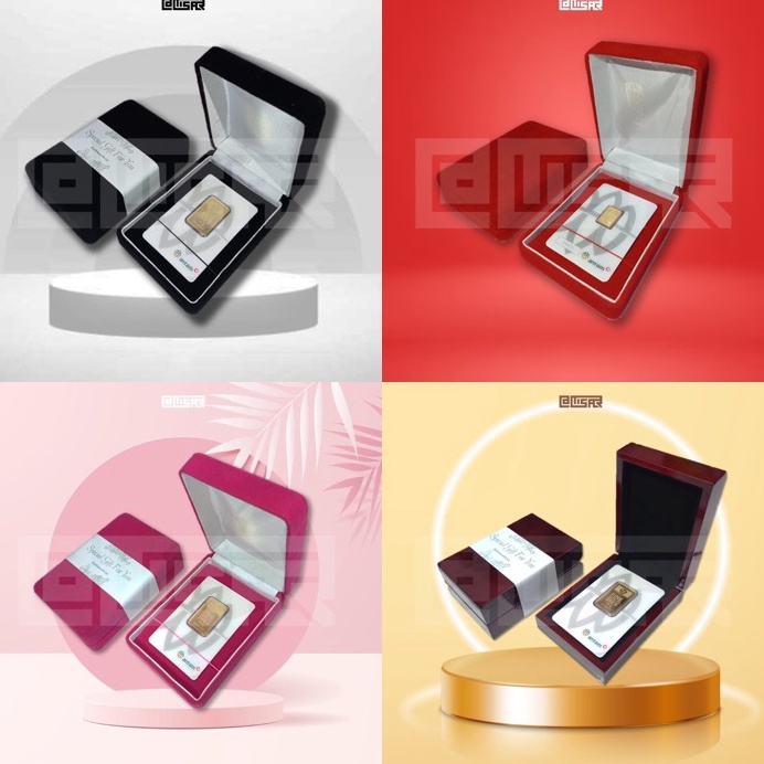 KODE E75E Kotak LM Logam Mulia Emas Premium Antam UBS Hartadinata Kado Hadiah Gift Box