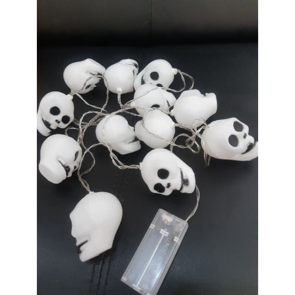 SENSASIONAL Dekorasi Halloween Lampu Tengkorak SkullLampu Tengkorak