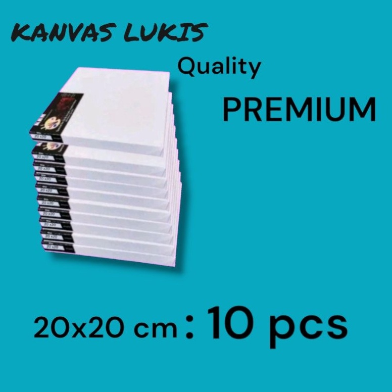

Kanvas lukis 2x2cm Paket isi 1 pcs Canvas lukis 2x2kanvas Halus u H5E6