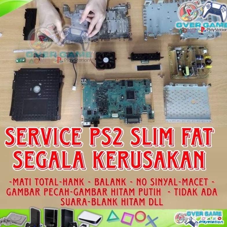 JASA SERVICE MESIN PS1  PS2 Fat  Slim Semua Kerusakan j I5Z9