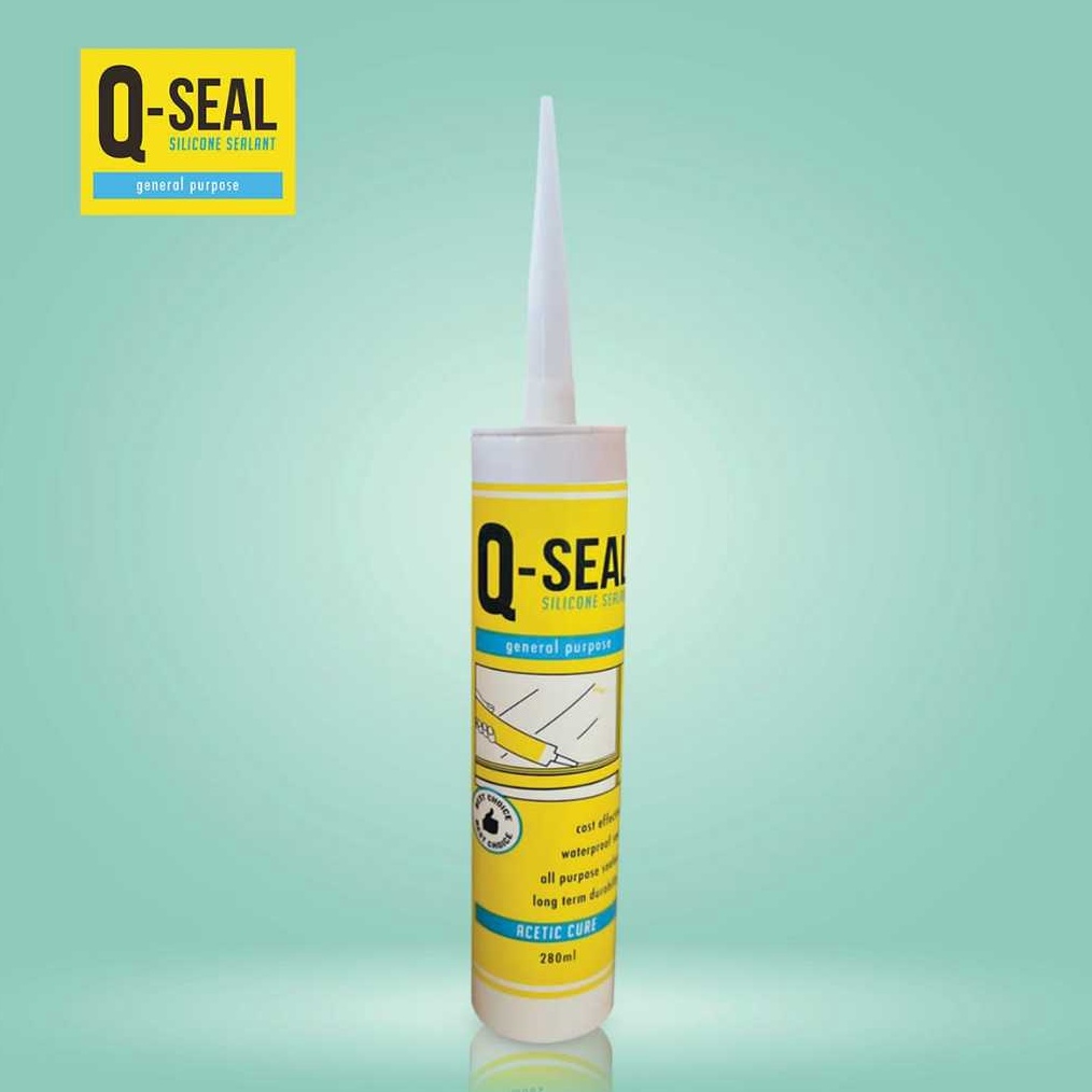 

SEALANT QSEAL KUNING LEM AQUARIUM LEM KACA silicone e HA7