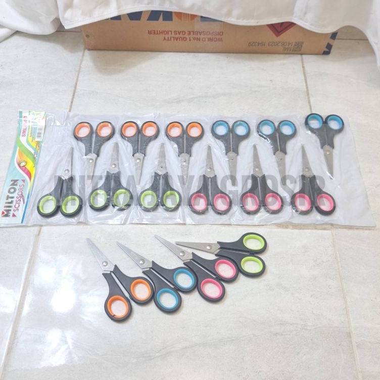 

1 Lusin Gunting Kertas Kecil MILTON SCISSORS SML 54 Isi 12 PcsGunting RambutGunting KertasGunting k B4Z7