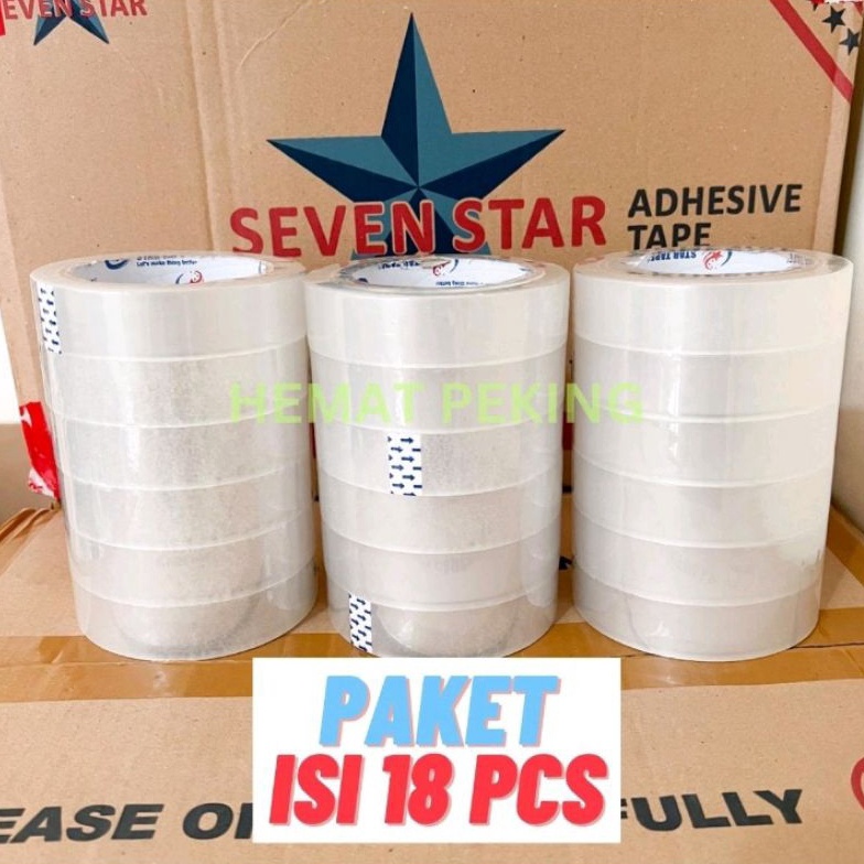 

Isolasi Bening Transparan 1 inch isi 18 pcs 24 mm l Q5L6