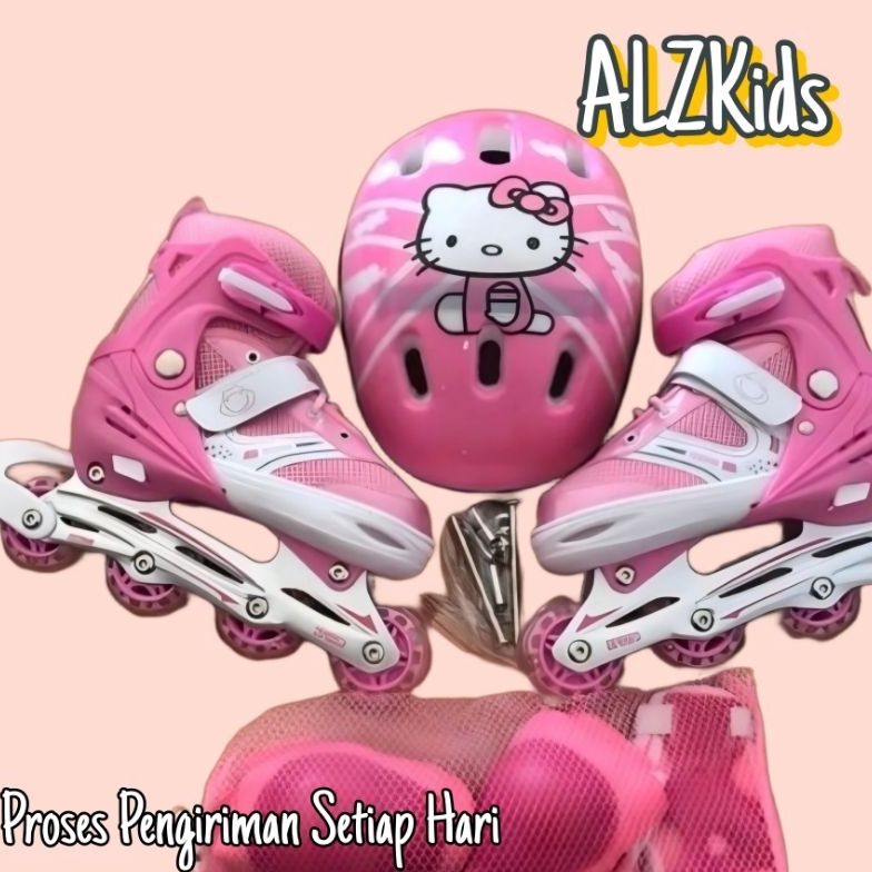 SEPATU RODA ANAK  INLINE SKATE  SET RODA BAJAJ k N2H7