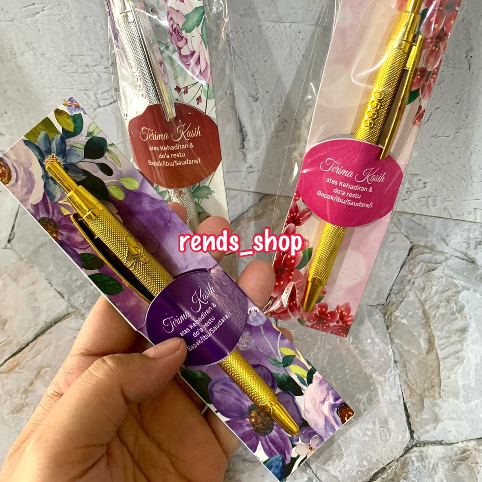 

isi 1 Souvenir Pulpen Emas dan Perak Kemasan Alas Shabby Plastik i Z6T8