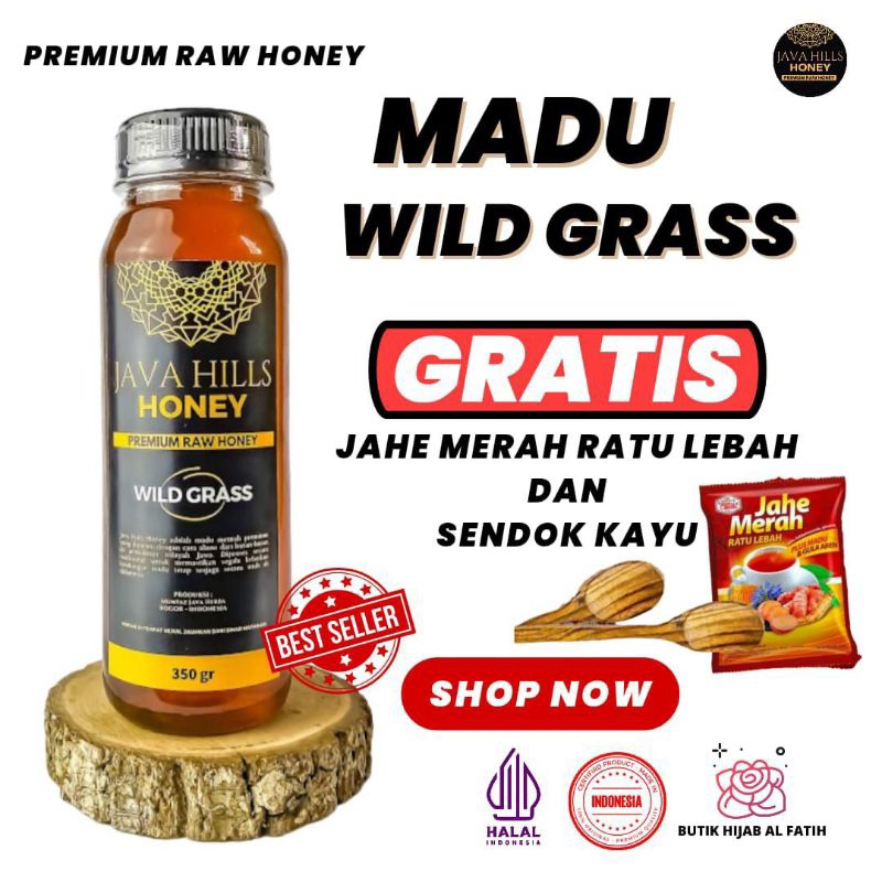 

Original JavaHills Honey Wild Grass Madu Hutan Murni Mengatasi Stroke Hipertensi Insomnia 350gr COD.