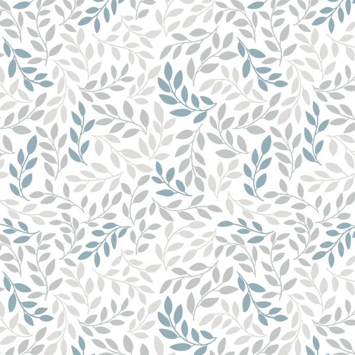 

SERENTAK Kertas Kado Harvest Wrapping Paper Good Vibes Grey Leaves