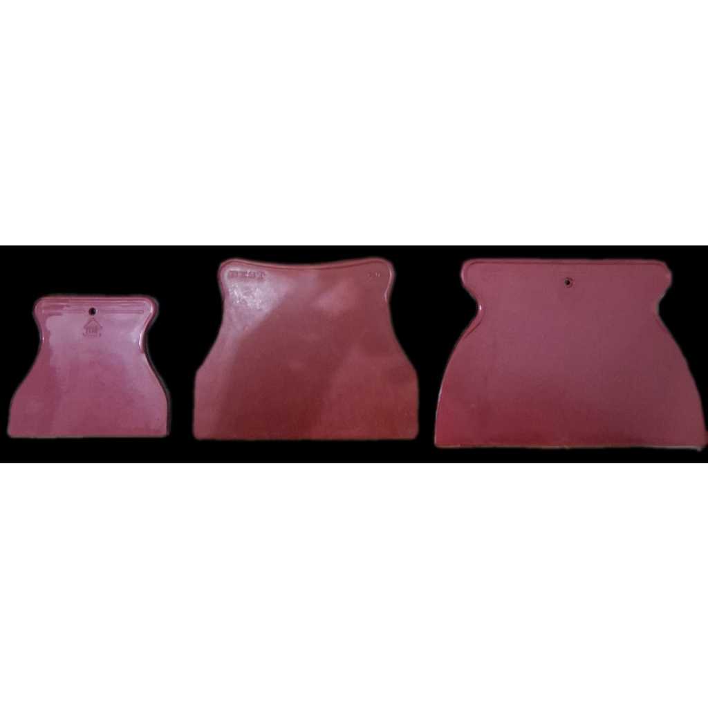 Skrap Plamir Plastik PVC / Kape Plastik / Scraper Plastik / Skrap Dempul Plastik  5" 7" 9"