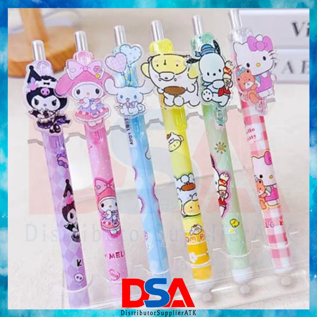 

PULPEN GEL MOTIF SANRIO CUTE TERBARU PEN 0,5 AKRILIK PREMIUM