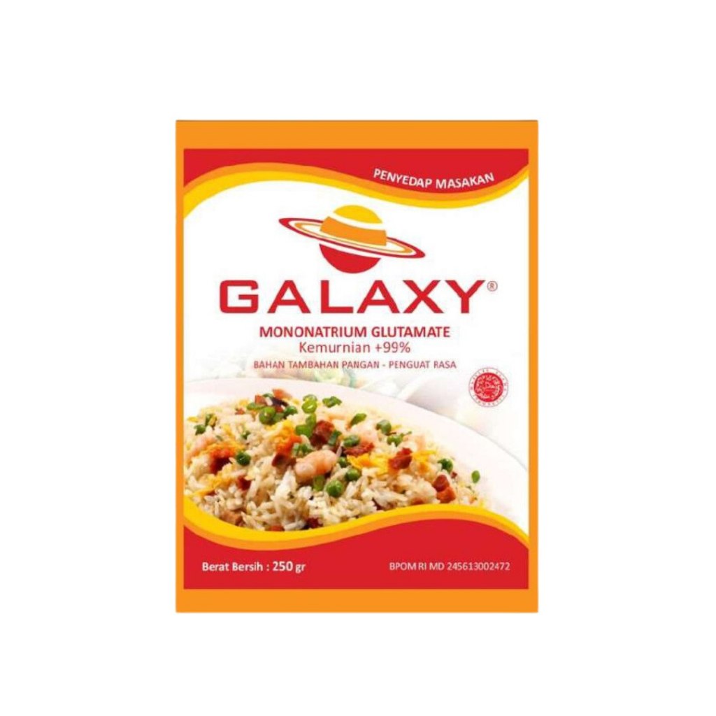 

Pure Monosodium Glutamate GALAXY | MSG | Micin Murni | Vetsin GALAXY 250 gram