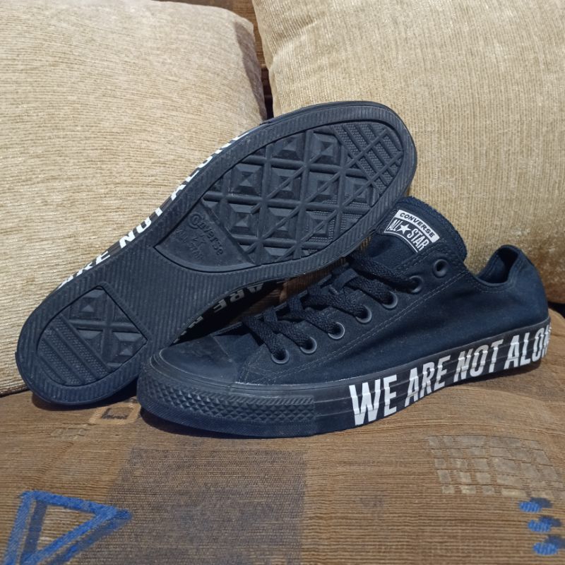 Sepatu converse ct ox we are not alone nos no box