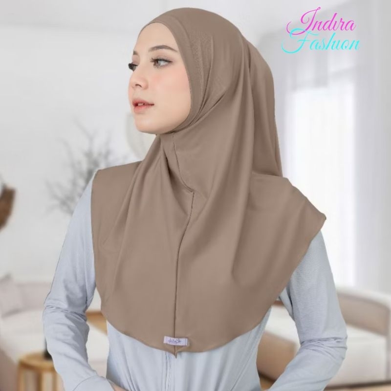 Zaidah Hijab Instan Olahraga Jersey Non Pet