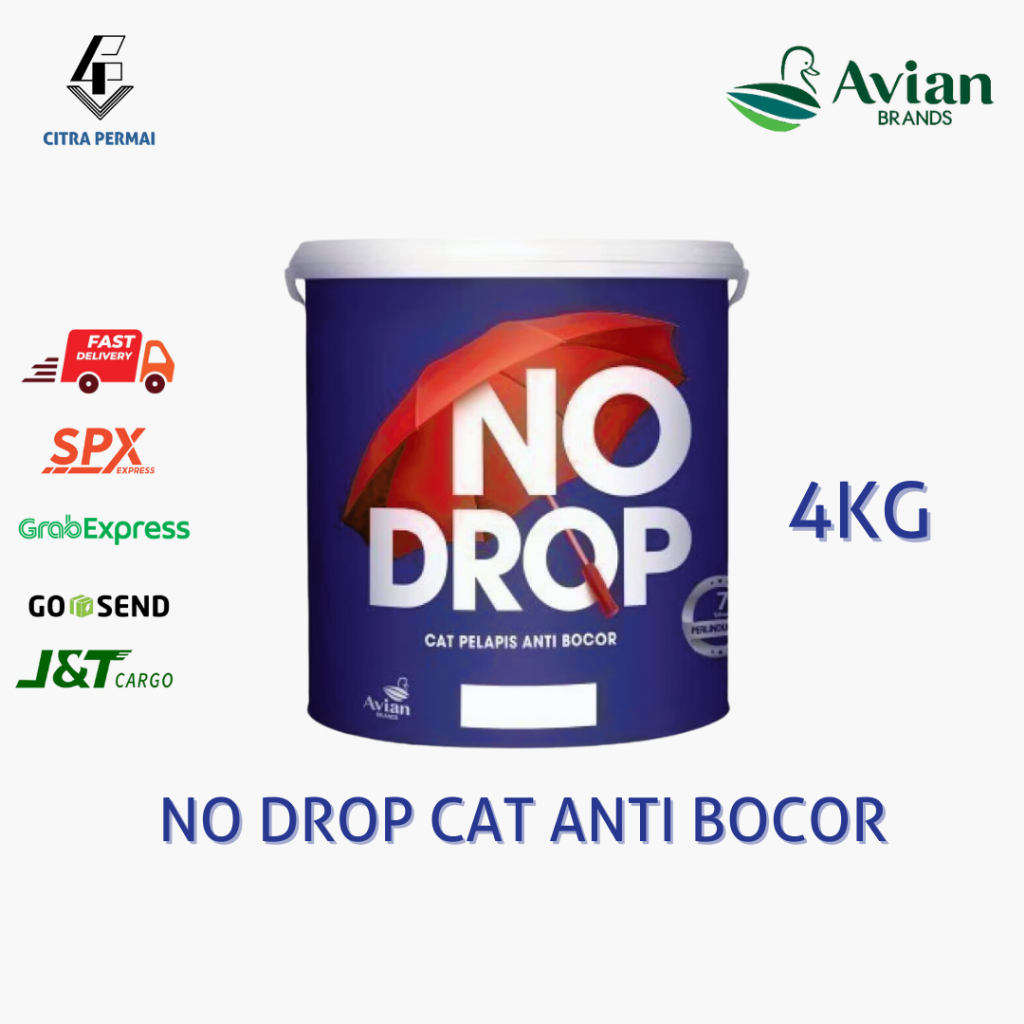 CAT NO DROP PELAPIS ANTI BOCOR 4KG / CAT WATERPROOF ANTI BOCOR