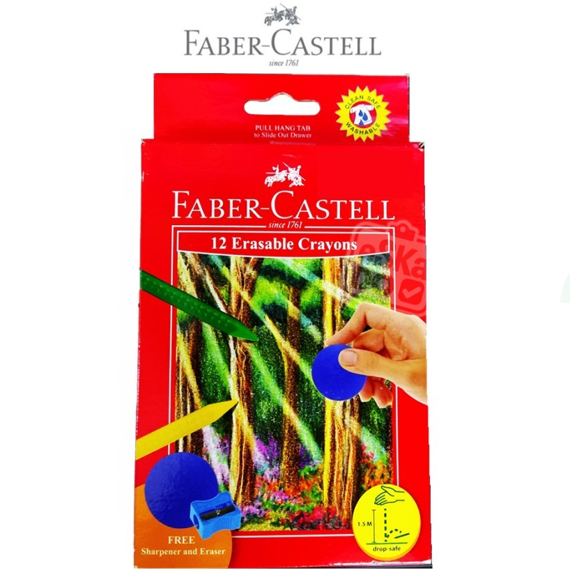 

TBMO ERASABLE CRAYON SET 12 FABER-CASTEL 122530