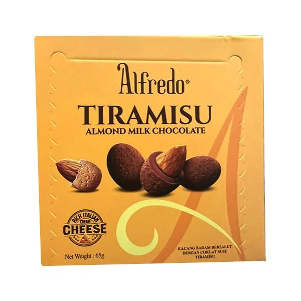 

Alfredo Tiramisu Almond Milk Chocolate 65 g