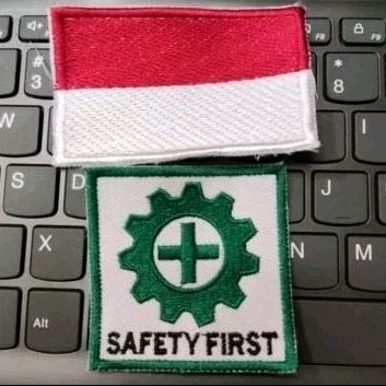 logo safety k3 dan bendera Indonesia/ logo baju safety dan rompi safety