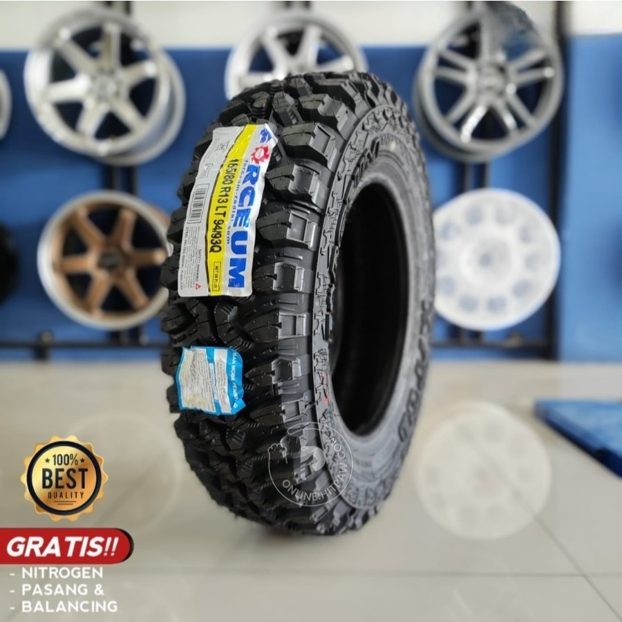 BAN MOBIL 165/80 R13 BAN PACUL MERK FORCEUM M/T RING 13
