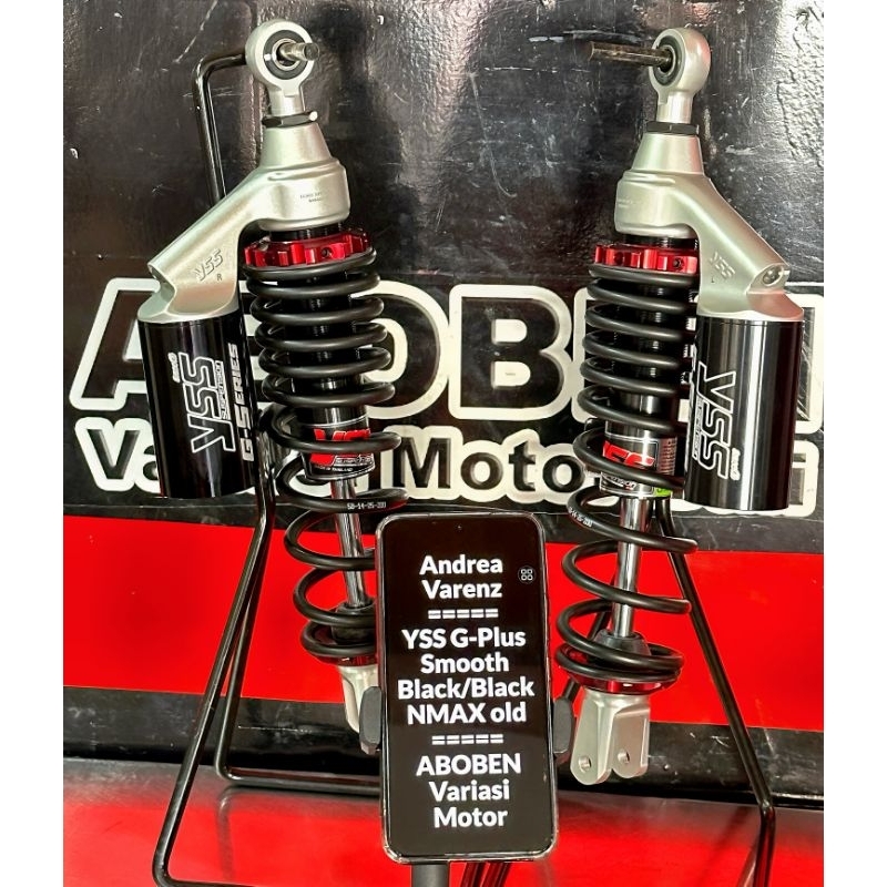 YSS G-Plus Smooth Gold & Black NMAX old